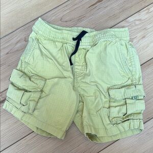 Tea Collection Kids Ripstop Cargo Shorts in Aloe Green, size 5